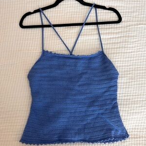 Abercrombie & Fitch Blue Knit Camisole